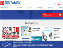 Tablet Screenshot of dolfamex.com.pl